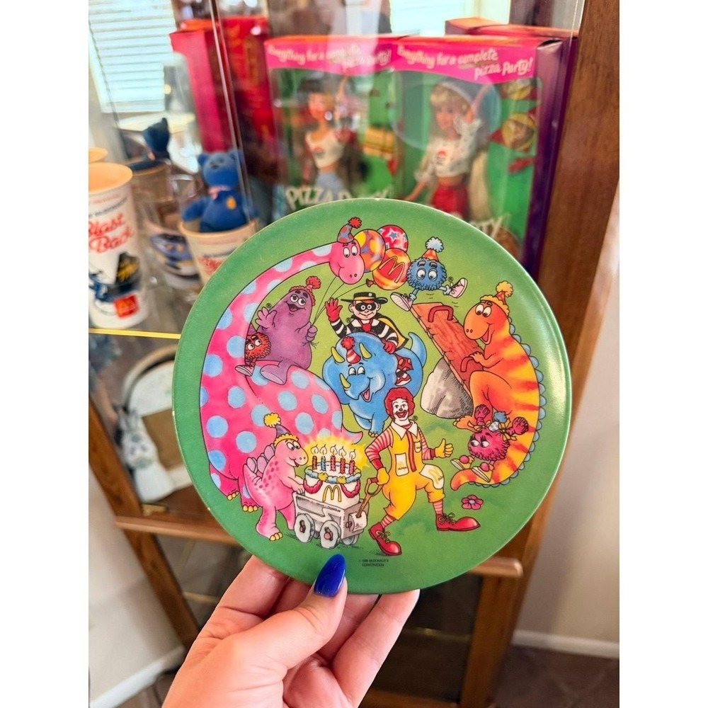 1986 McDonald's birthday plate